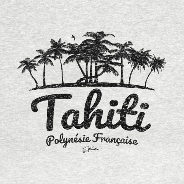 Tahiti, French Polynesia, Palm Trees by jcombs